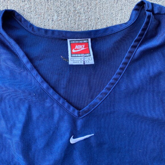 Vintage 90s Nike USA Made center swoosh basketball jersey - Picture 2 of 2